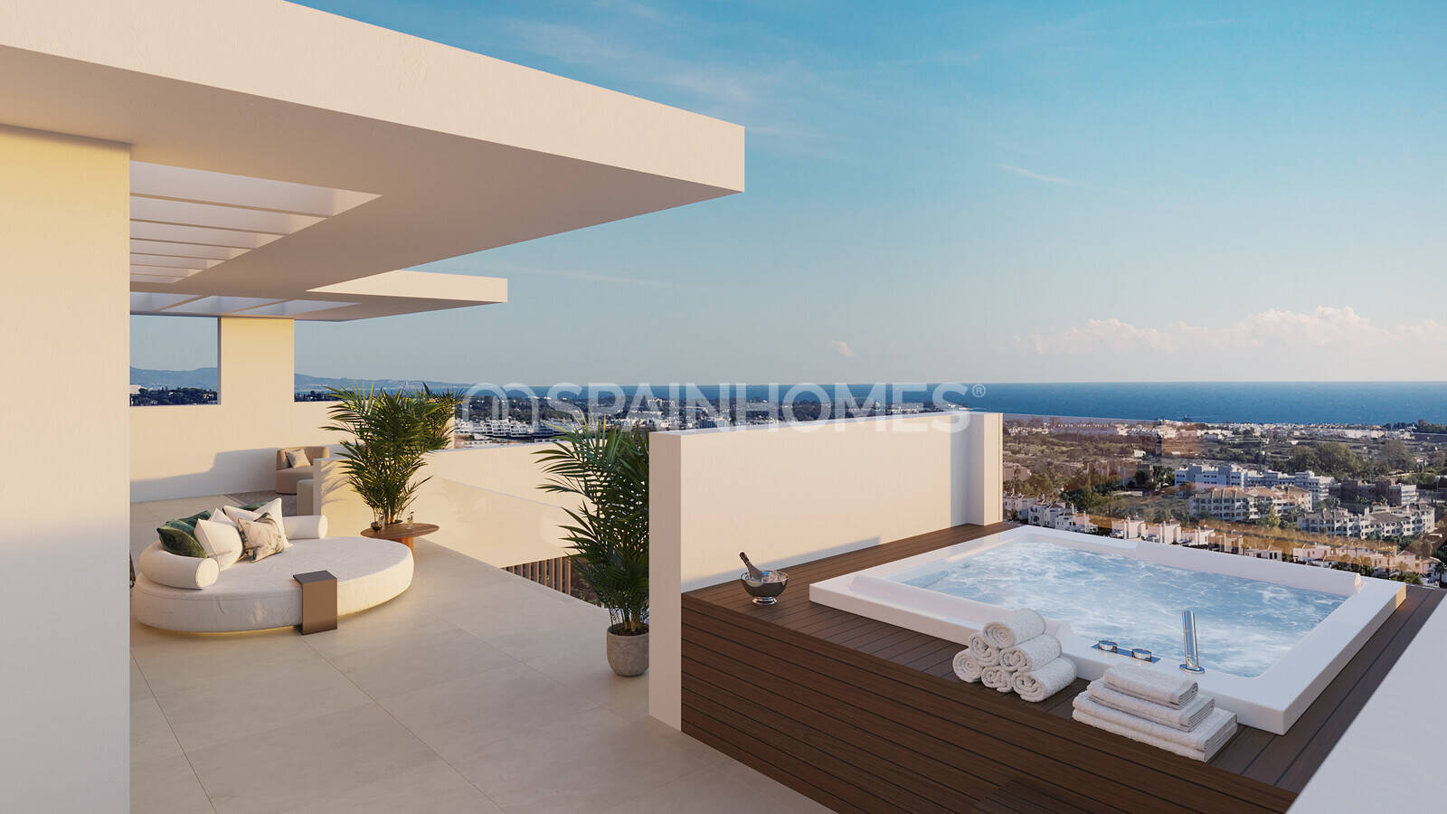 Villa i Estepona, Malaga, Spanien 4 sovrum, 548 kvm. Nr. 121080