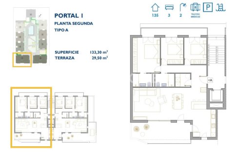 Apartament w San Pedro del Pinatar, Murcia, Hiszpania 3 sypialnie, 130 mkw. nr 121076 – zdjęcie 18