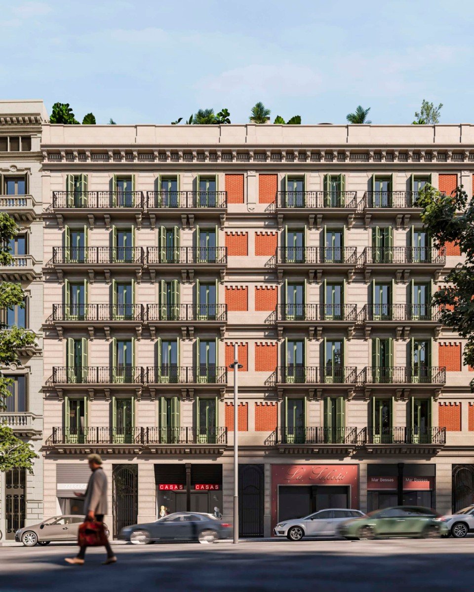 Lägenhet i Barcelona, Spanien 2 sovrum, 95 kvm. Nr. 122648