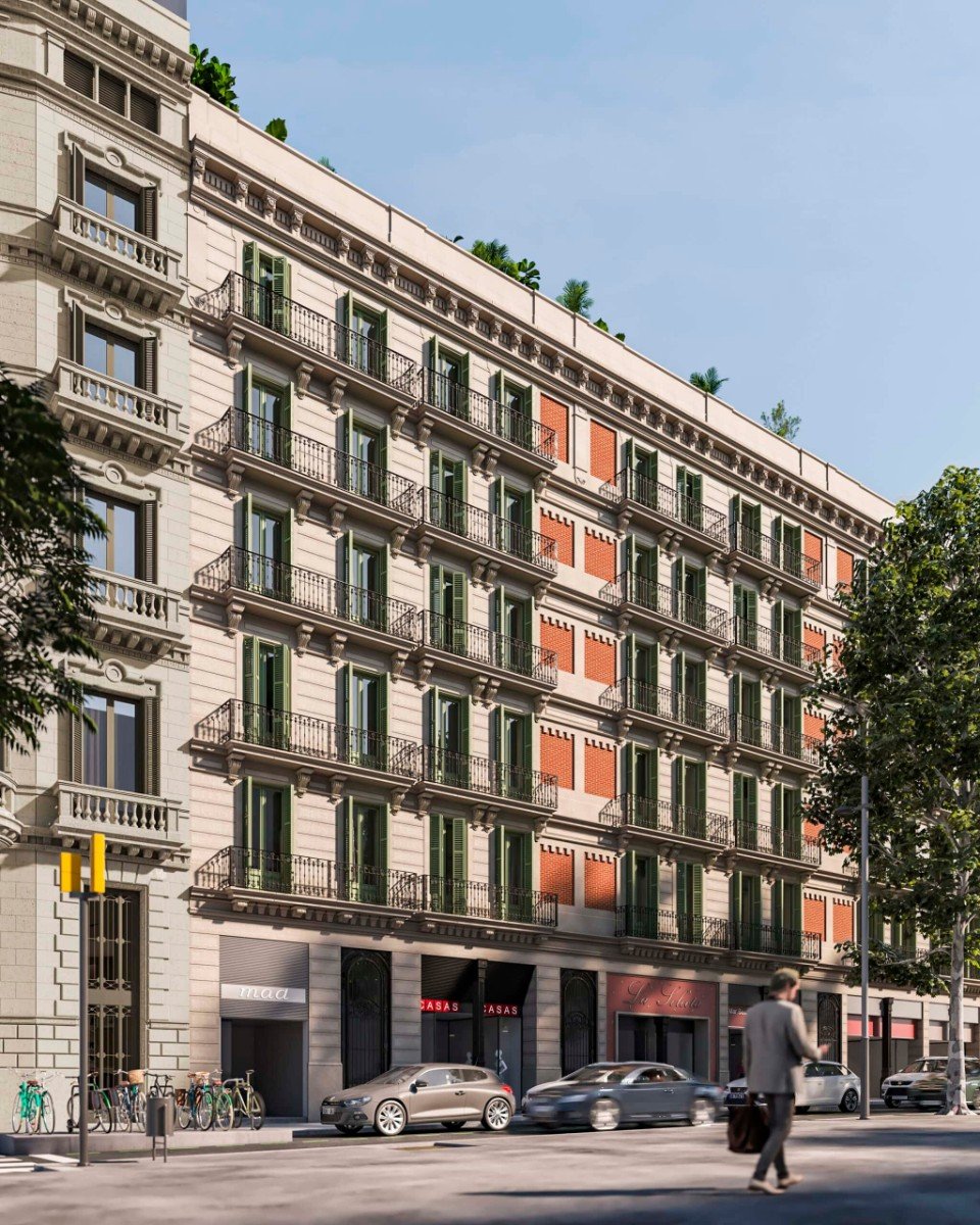 Lägenhet i Barcelona, Spanien 2 sovrum, 95 kvm. Nr. 122648