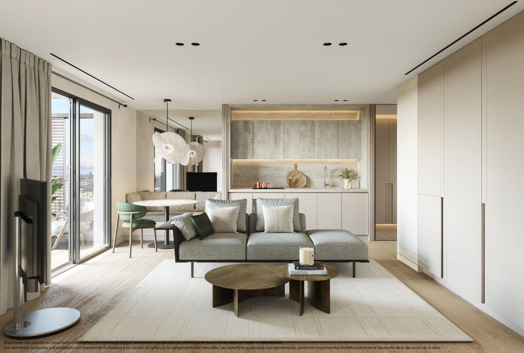 Wohnung in Barcelona, Spanien 4 Schlafzimmer, 128 m2 Nr. 122644