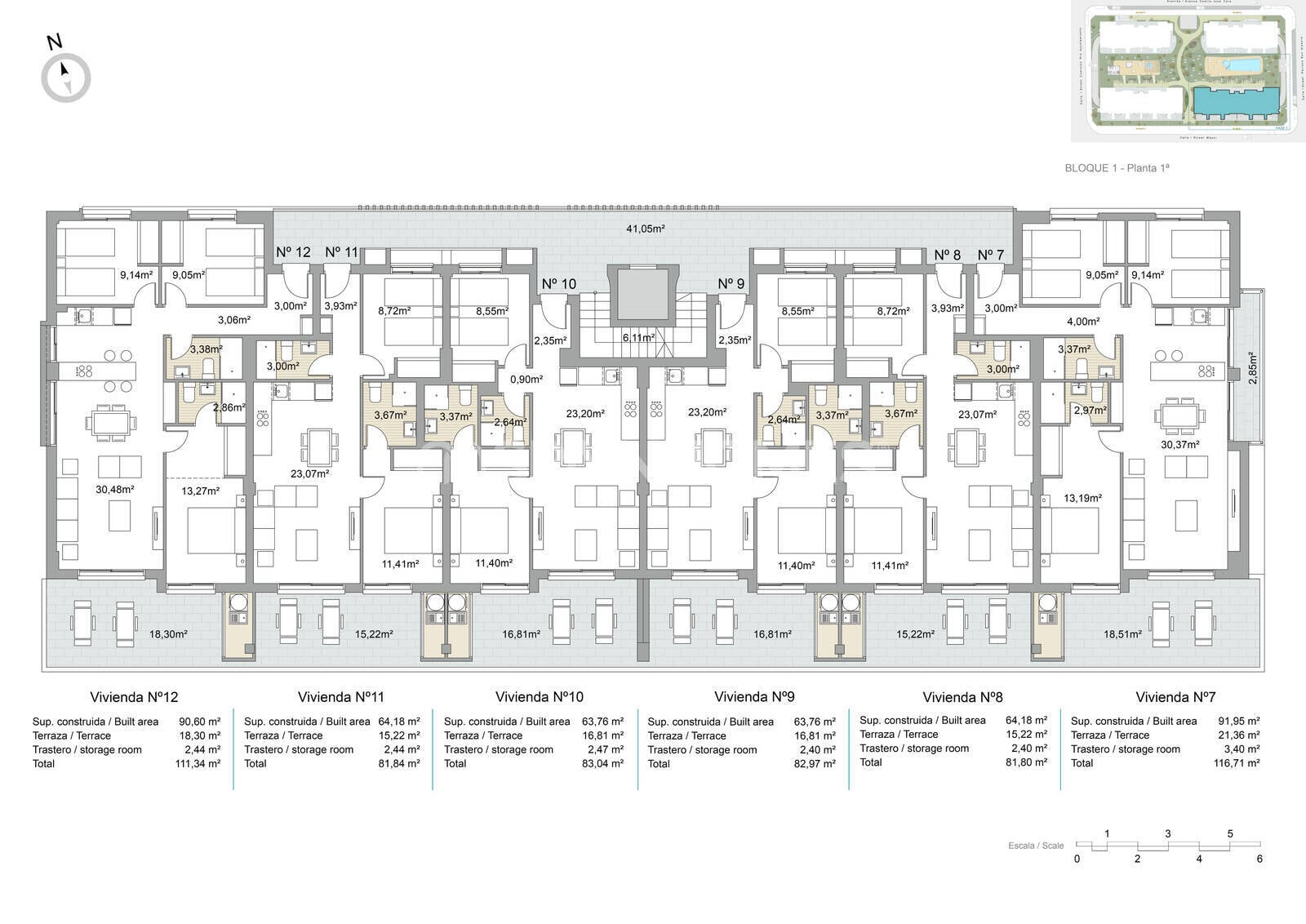 Penthouse à Pilar de la Horadada, Alicante, Espagne 2 chambres, 66 m2 No. 121292