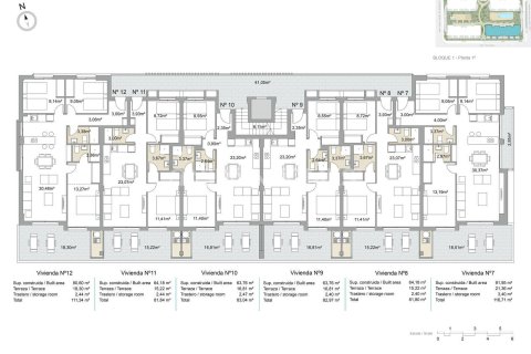 Penthauss pārdošanā Pilar de la Horadada, Alicante, Spānijā 3 istabas, 94 m2 Nr. 121293 - attēls 11