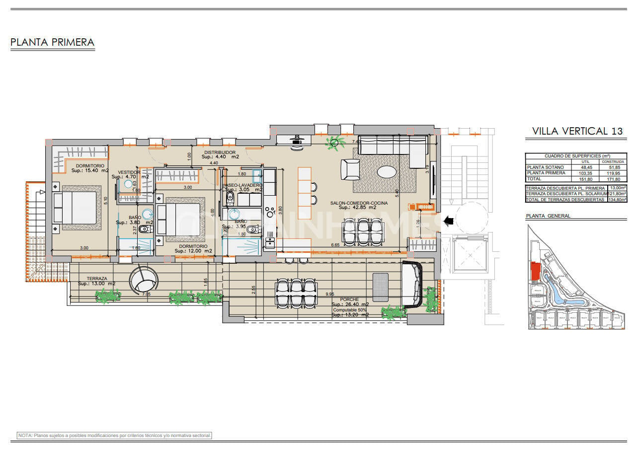 Dzīvoklis Pulpi, Almeria, Spānijā 2 istabas, 124 m2 Nr. 121298