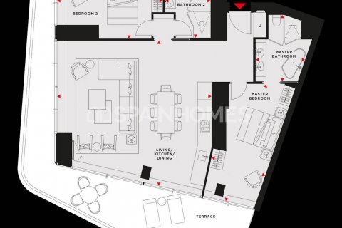 Apartament Barcelona, Hiszpania 2 sypialnie, 108 mkw. nr 120916 – zdjęcie 18