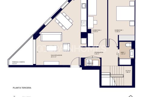 Dzīvoklis pārdošanā Terrassa, Barcelona, Spānijā 4 istabas, 94 m2 Nr. 120818 - attēls 21