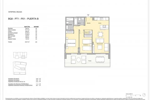 Продажа пентхауса в Эстепона, Малага, Испания 2 спальни, 88м2 №121744 - фото 9