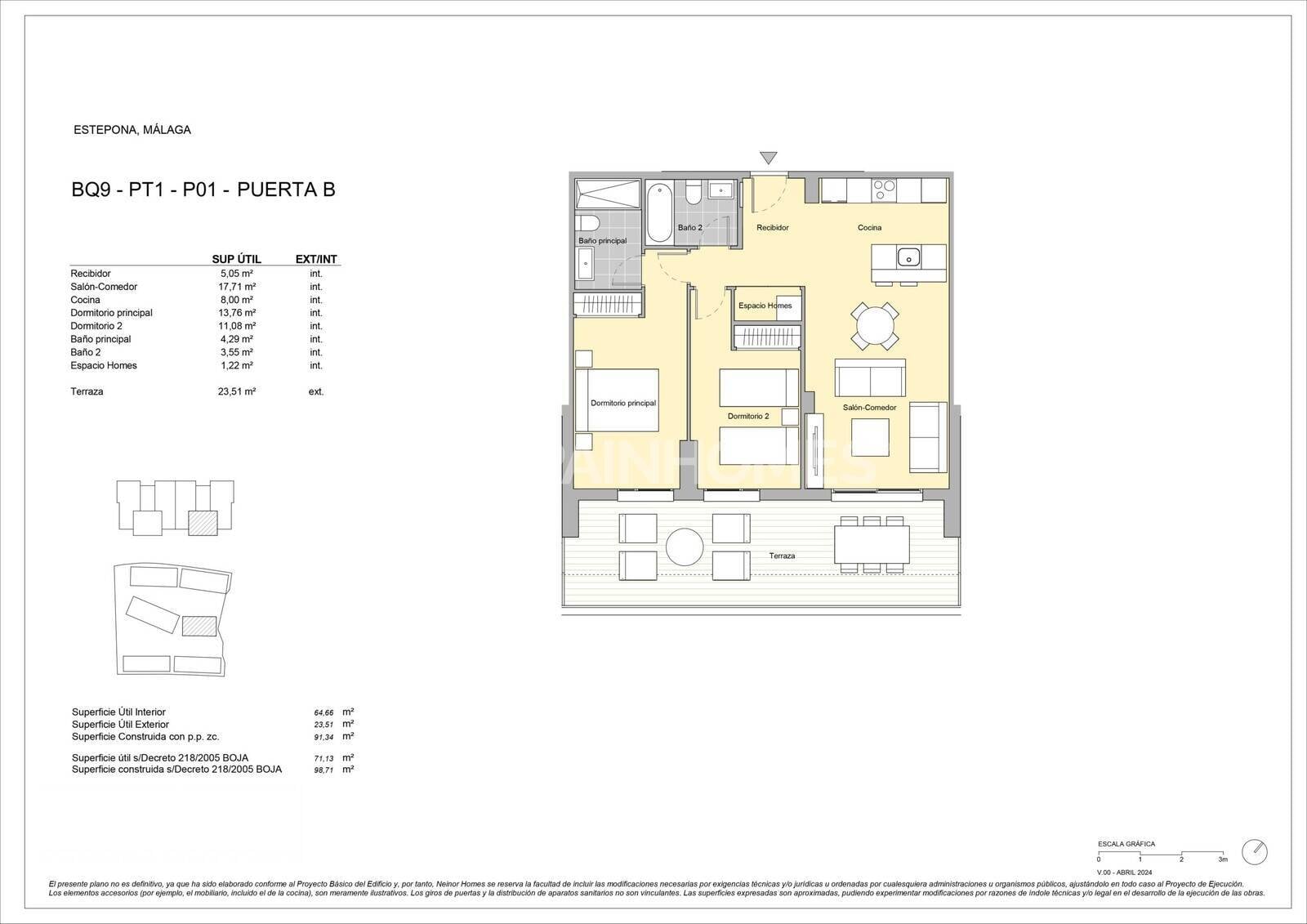 Penthouse w Estepona, Malaga, Hiszpania 2 sypialnie, 88 mkw. nr 121744