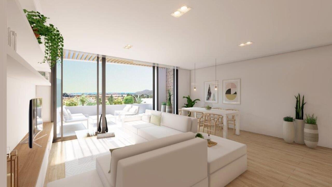 Apartamento en La Manga Club, Murcia, España 3 dormitorios,  No. 128761
