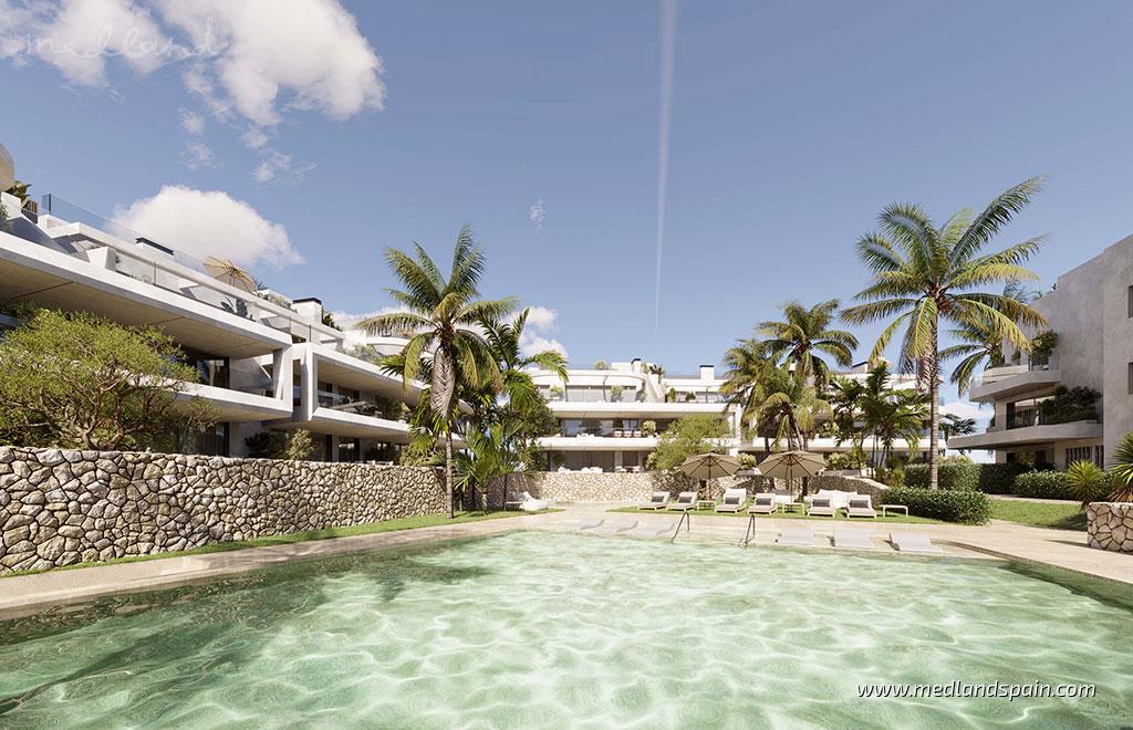 Apartment in Estepona, Malaga, Spain 1 bedroom, 67 sq.m. No. 130201
