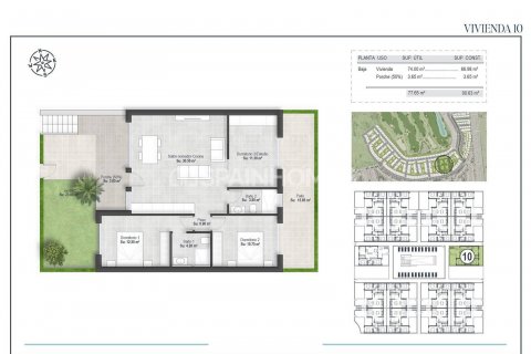 Penthouse for sale Fuente Alamo, Murcia, Spain 2 bedrooms, 74 sq.m. No. 131231 - photo 13
