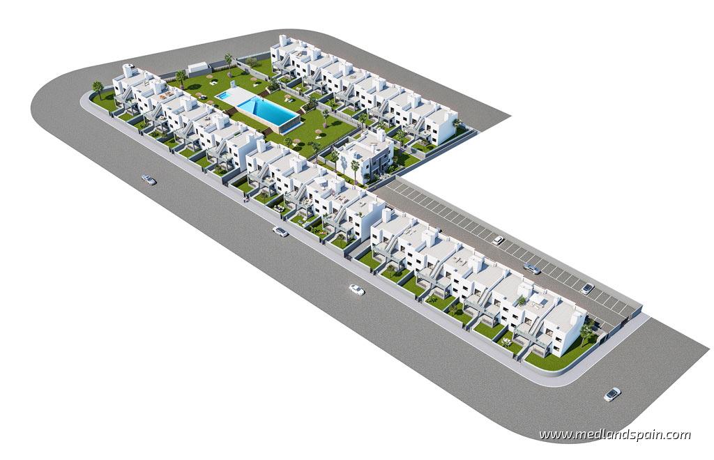 Huoneisto San Miguel de Salinas, Alicante, Espanja 2 makuuhuonetta, 73 m2 No. 130488