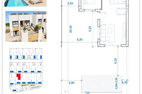 Villa zum Verkauf in San Fulgencio, Alicante, Spanien 3 Schlafzimmer, 108 m2 Nr. 128454 - Foto 6