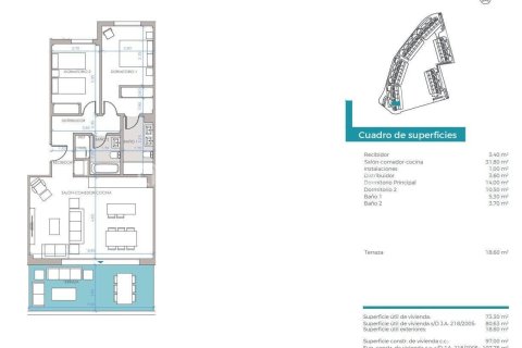 Huoneisto myytävänä Estepona, Malaga, Espanja, 3 makuuhuonetta, 100 m2 No. 131291 - kuva 20