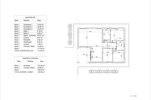 Huvila myytävänä La Romana, Alicante, Espanja, 3 makuuhuonetta, 130 m2 No. 128416 - kuva 17