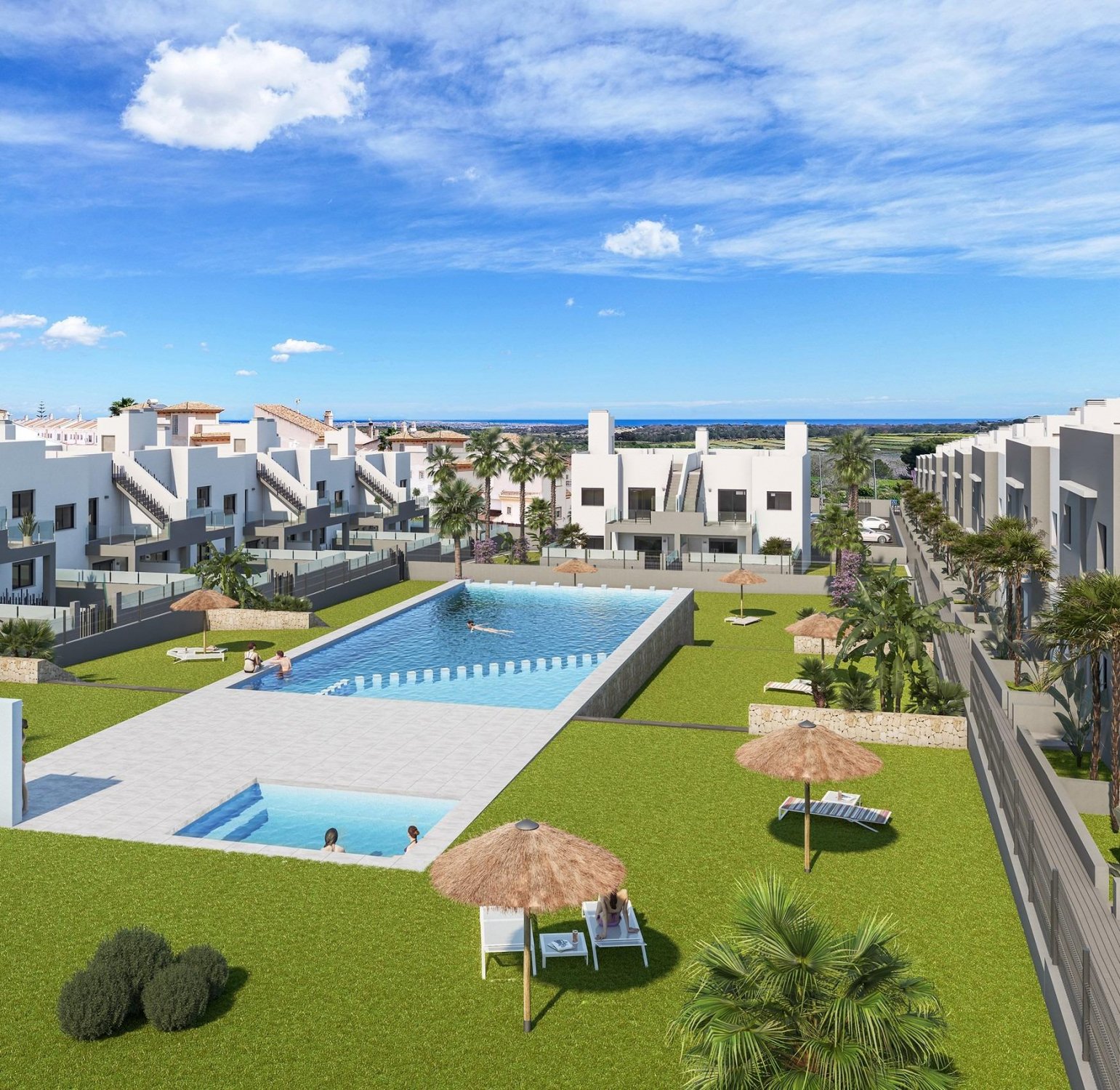 Bungalow a San Miguel de Salinas, Alicante, Spagna 2 camere da letto, 73 mq. N° 131391