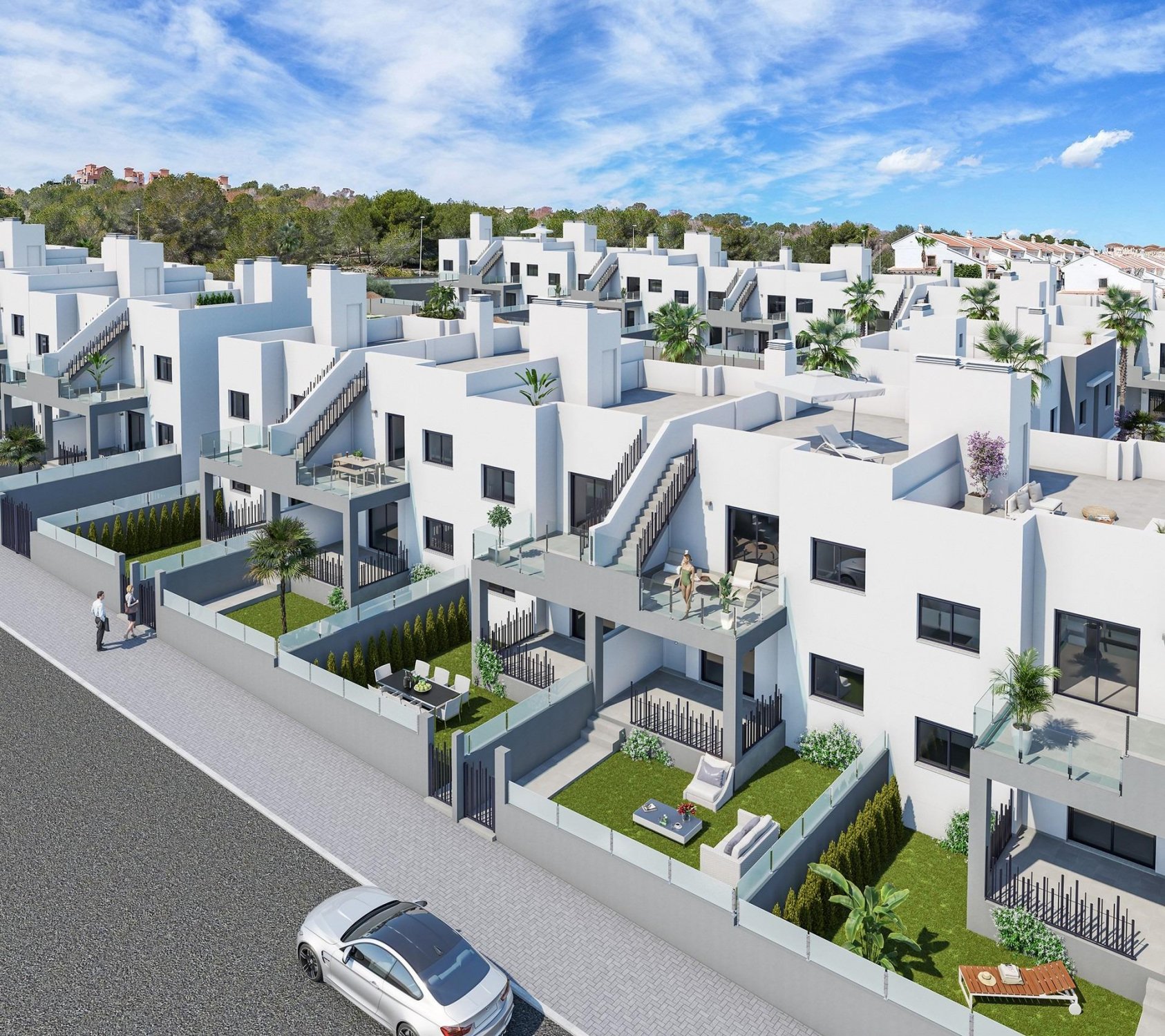 Bungalow a San Miguel de Salinas, Alicante, Spagna 2 camere da letto, 73 mq. N° 131391