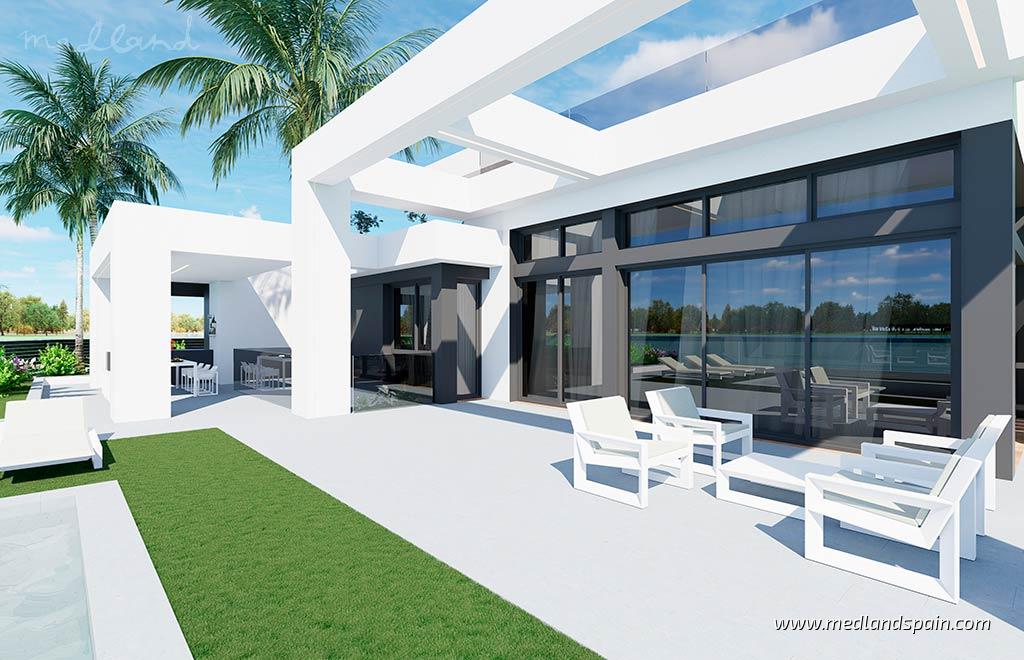 Villa en Los Alcázares, Murcia, España 3 dormitorios, 335 m2 No. 129506
