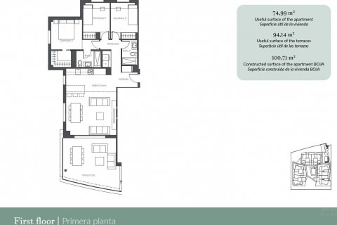 Apartment for sale Estepona, Malaga, Spain 3 bedrooms, 78 sq.m. No. 121277 - photo 2