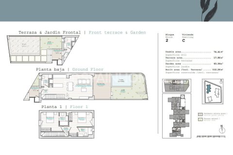 Продажа квартиры в Дения, Аликанте, Испания 2 спальни, 67м2 №121128 - фото 21