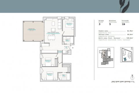 Apartamento en venta Dénia, Alicante, España 2 dormitorios, 67 m2 No. 121128 - foto 5