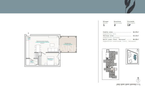 Продажа квартиры в Дения, Аликанте, Испания 2 спальни, 67м2 №121128 - фото 26