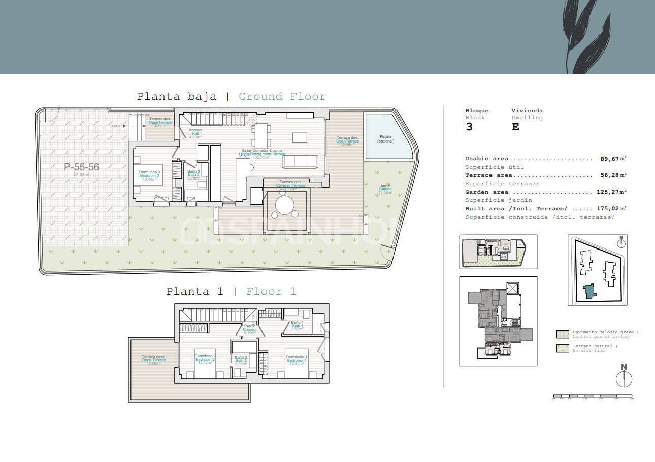 Wohnung in Denia, Alicante, Spanien 2 Schlafzimmer, 67 m2 Nr. 121128
