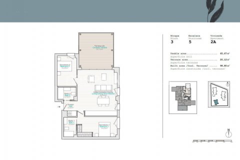 Apartamento en venta Dénia, Alicante, España 2 dormitorios, 67 m2 No. 121128 - foto 7