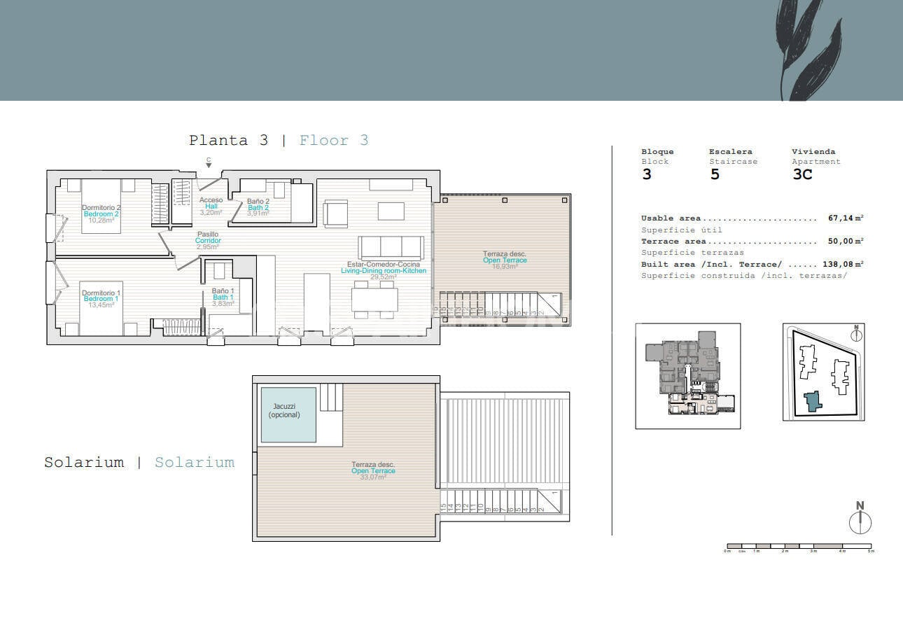Wohnung in Denia, Alicante, Spanien 2 Schlafzimmer, 67 m2 Nr. 121128