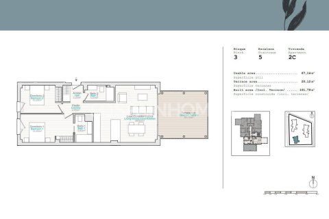 Продажа квартиры в Дения, Аликанте, Испания 2 спальни, 67м2 №121128 - фото 18