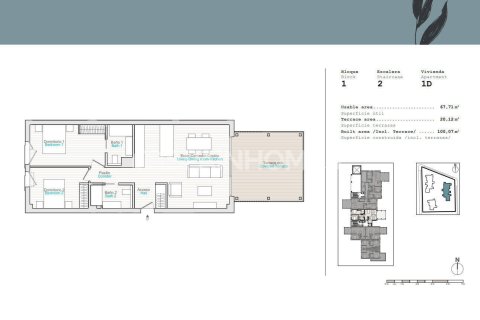 Продажа квартиры в Дения, Аликанте, Испания 2 спальни, 67м2 №121128 - фото 25
