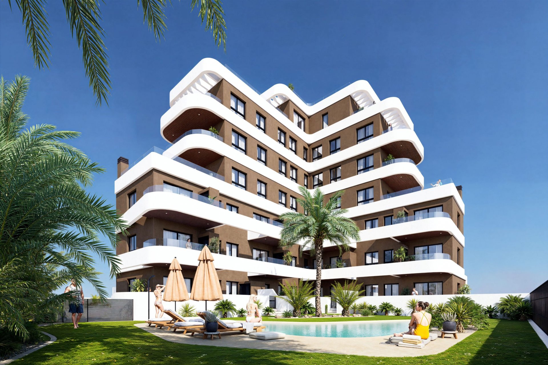 Penthouse à Guardamar del Segura, Alicante, Espagne 3 chambres,  No. 132053