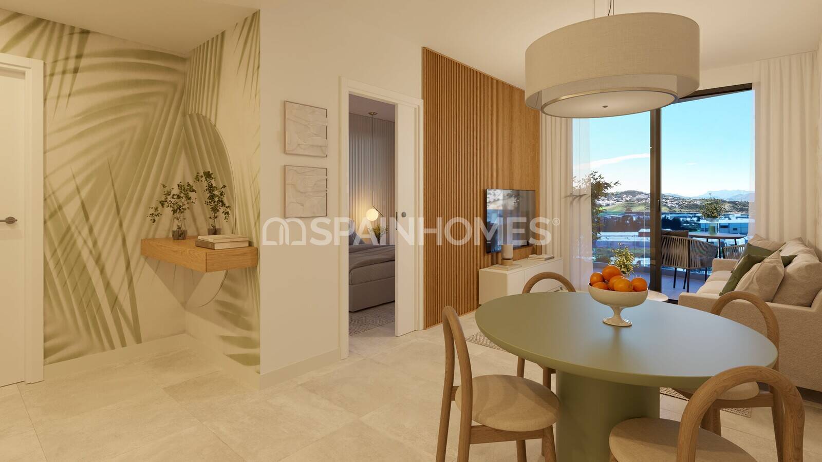 Penthauss Mijas, Malaga, Spānijā 1 istaba, 58 m2 Nr. 122026