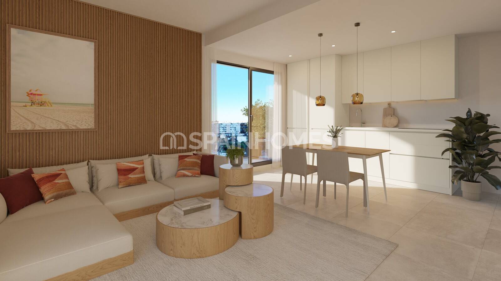 Penthauss Mijas, Malaga, Spānijā 1 istaba, 58 m2 Nr. 122026