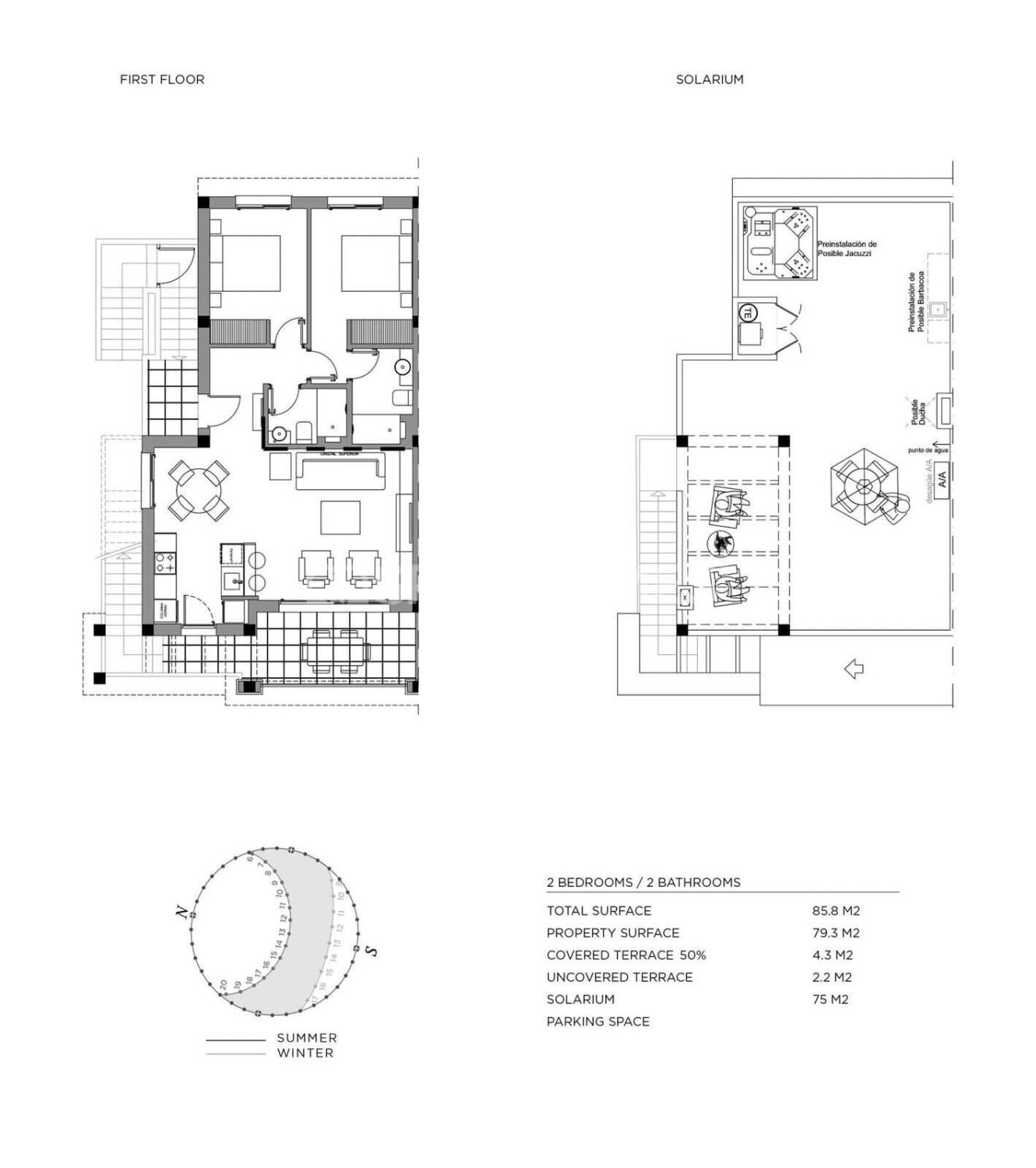 Apartment in Rojales, Alicante, Spain 2 bedrooms, 85 sq.m. No. 121589