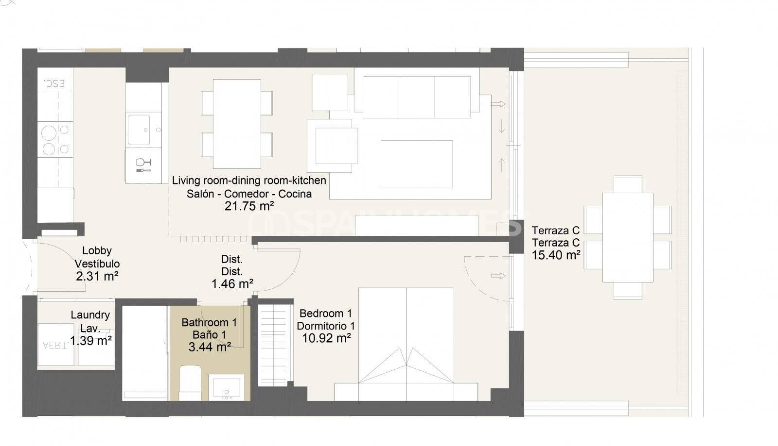 Apartamento en Vélez-Málaga, Málaga, España 2 dormitorios, 69 m2 No. 131301