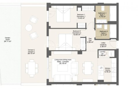 Lägenhet till salu i Velez-Malaga, Malaga, Spanien 2 sovrum, 80 kvm. Nr. 131301 - foto 16
