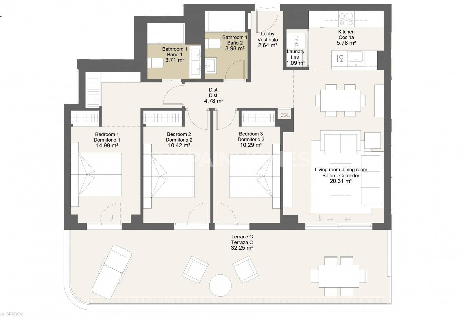 Apartamento en Vélez-Málaga, Málaga, España 2 dormitorios, 69 m2 No. 131301
