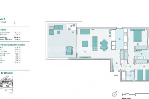 Продажа пентхауса в Эстепона, Малага, Испания 3 спальни, 98м2 №121663 - фото 28