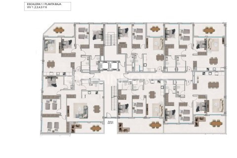 Apartament w Santa Pola, Alicante, Hiszpania 3 sypialnie, 118 mkw. nr 121012 – zdjęcie 6
