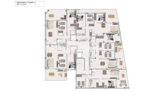Apartament w Santa Pola, Alicante, Hiszpania 3 sypialnie, 118 mkw. nr 121012 – zdjęcie 15