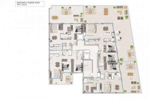 Dzīvoklis pārdošanā Santa Pola, Alicante, Spānijā 3 istabas, 128 m2 Nr. 121012 - attēls 12