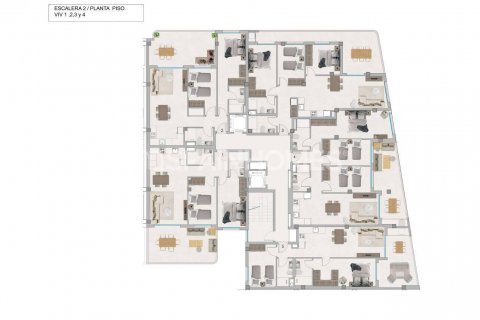 Wohnung zum Verkauf Santa Pola, Alicante, Spanien 3 Schlafzimmer, 120 m2 Nr. 121010 - Foto 9