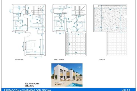 Villa till salu Benijofar, Alicante, Spanien 3 sovrum, 111 kvm. Nr. 129717 - foto 7