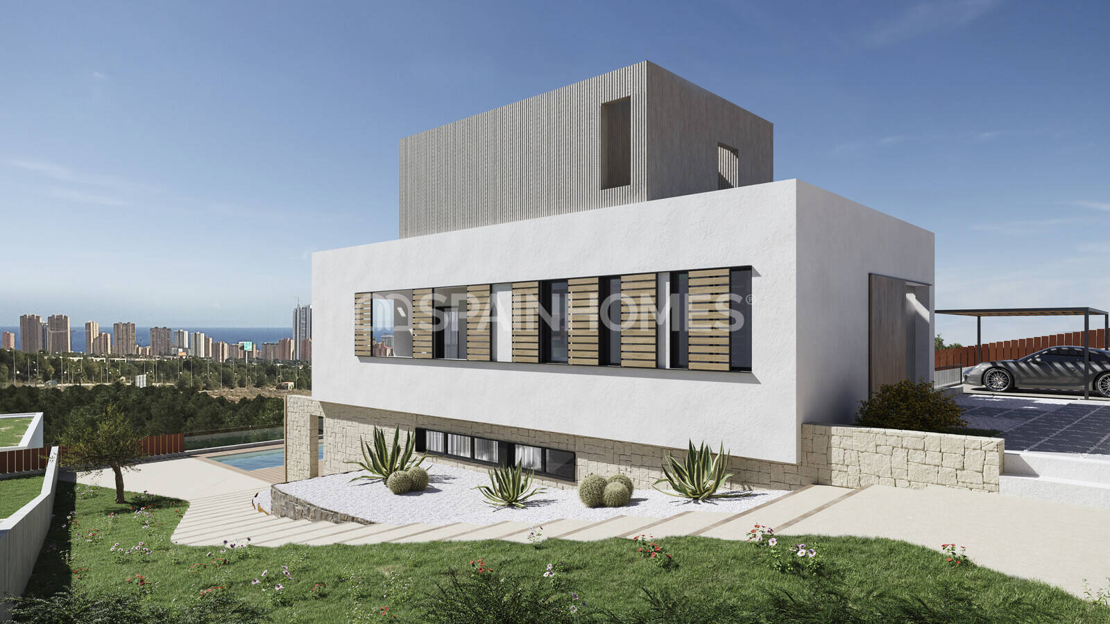 Villa in Finestrat, Alicante, Spain 3 bedrooms, 158 sq.m. No. 120909