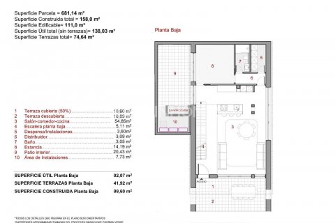 Продажа виллы в Финестрат, Аликанте, Испания 4 спальни, 208м2 №120910 - фото 14