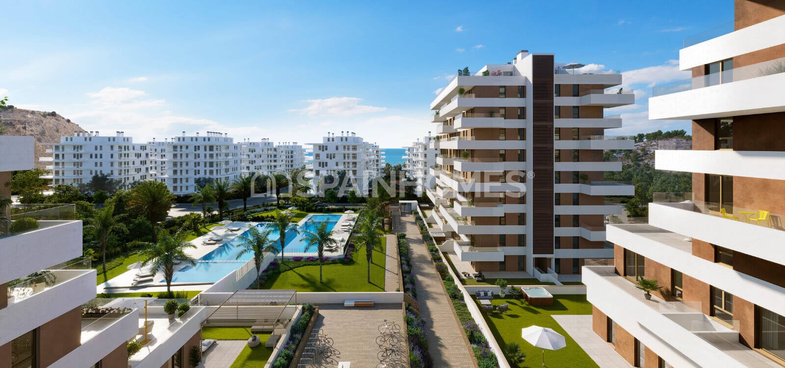 Penthäuser in Villajoyosa, Alicante, Spanien 4 Schlafzimmer, 111 m2 Nr. 132804