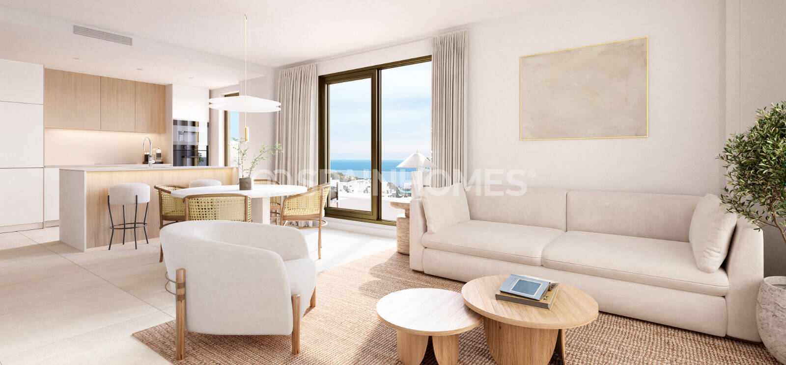 Penthäuser in Villajoyosa, Alicante, Spanien 4 Schlafzimmer, 111 m2 Nr. 132804