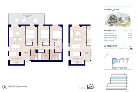 Penthäuser zum Verkauf in Villajoyosa, Alicante, Spanien 4 Schlafzimmer, 111 m2 Nr. 132804 - Foto 15