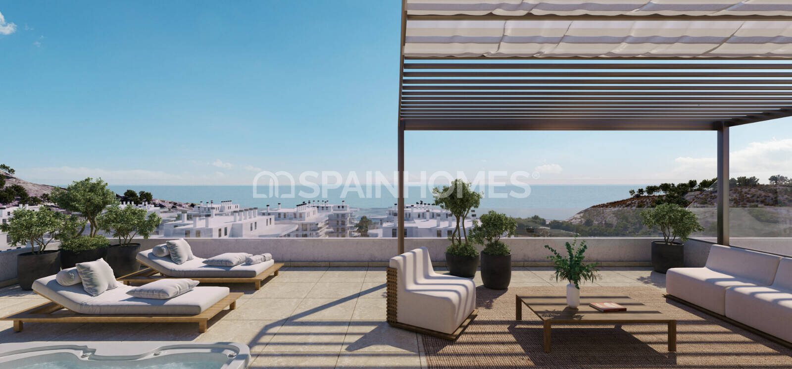 Penthäuser in Villajoyosa, Alicante, Spanien 4 Schlafzimmer, 111 m2 Nr. 132804
